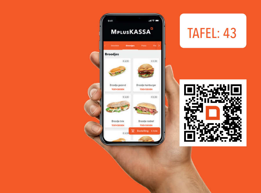 MplusKASSA | QR bestel app horeca