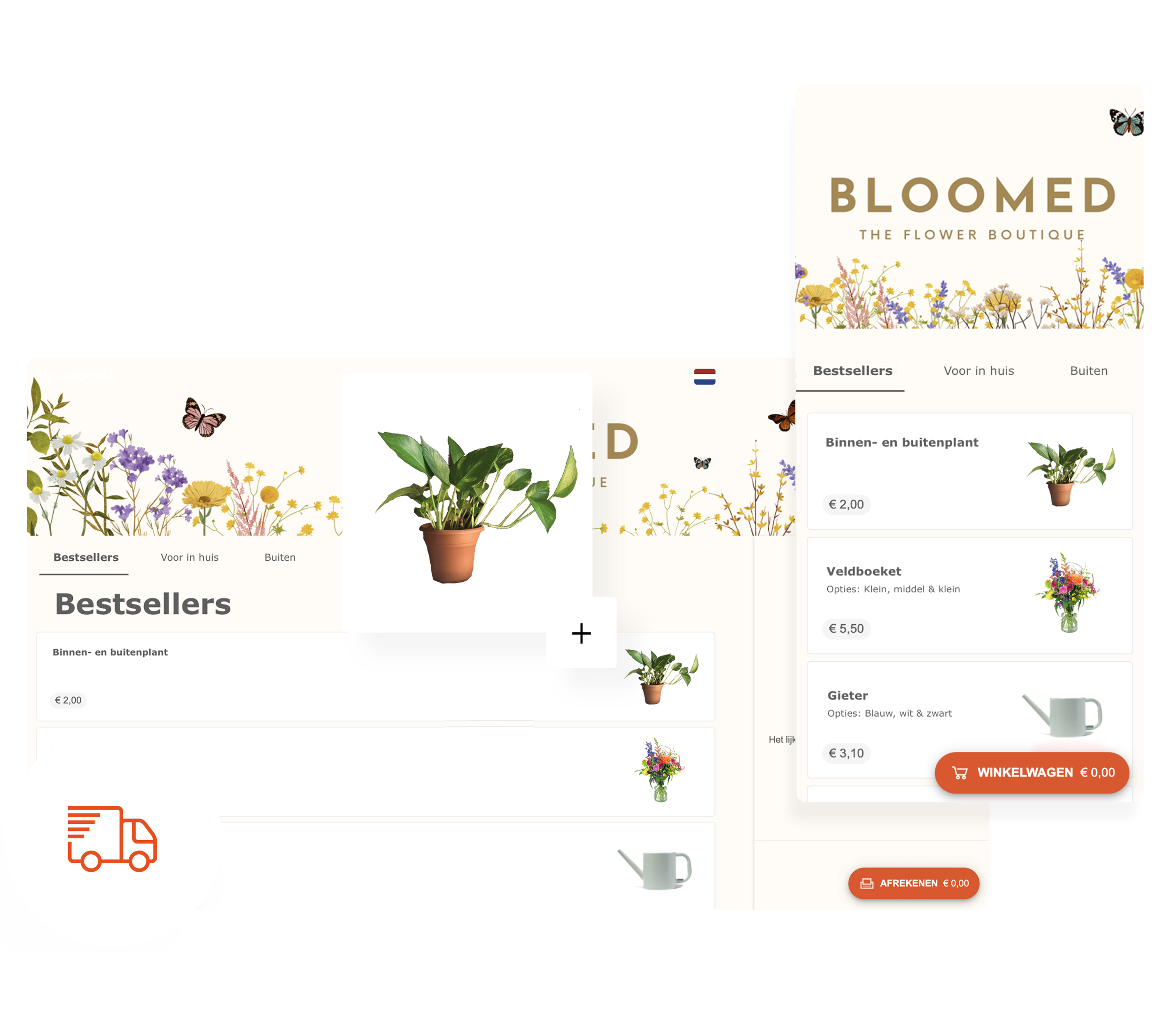 mpluskassa, bestelwebsite