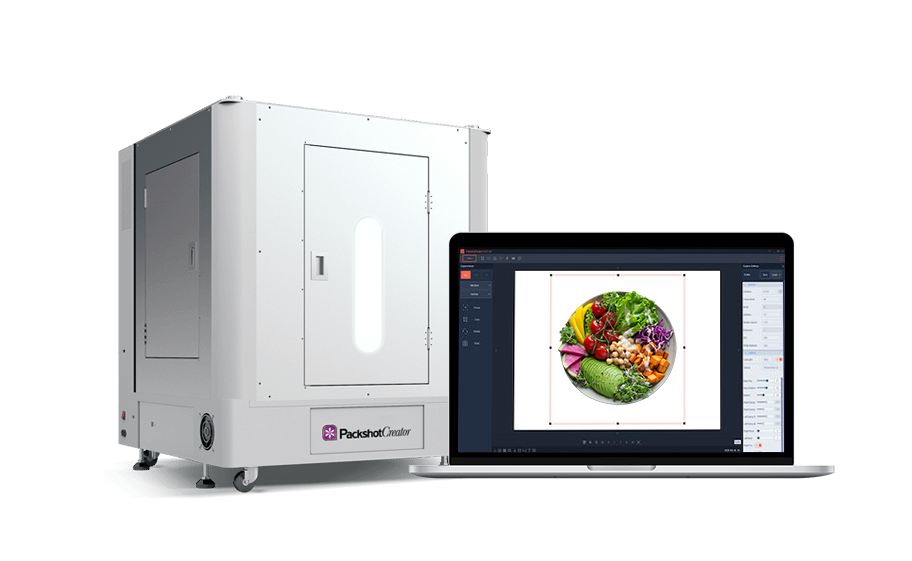 Fotobox met preview op laptop